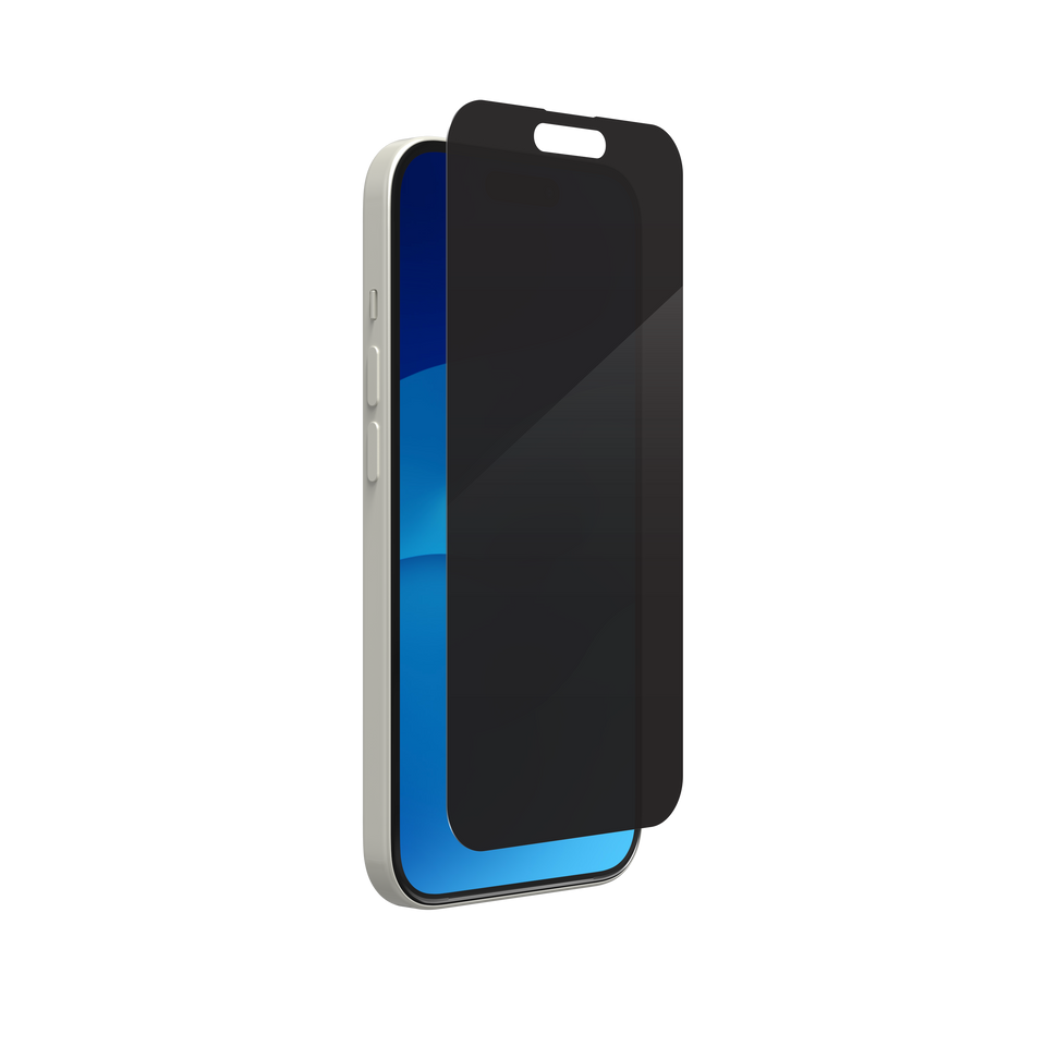 Glass Elite Privacy 360 IPhone 15 Screen Protector ZAGG